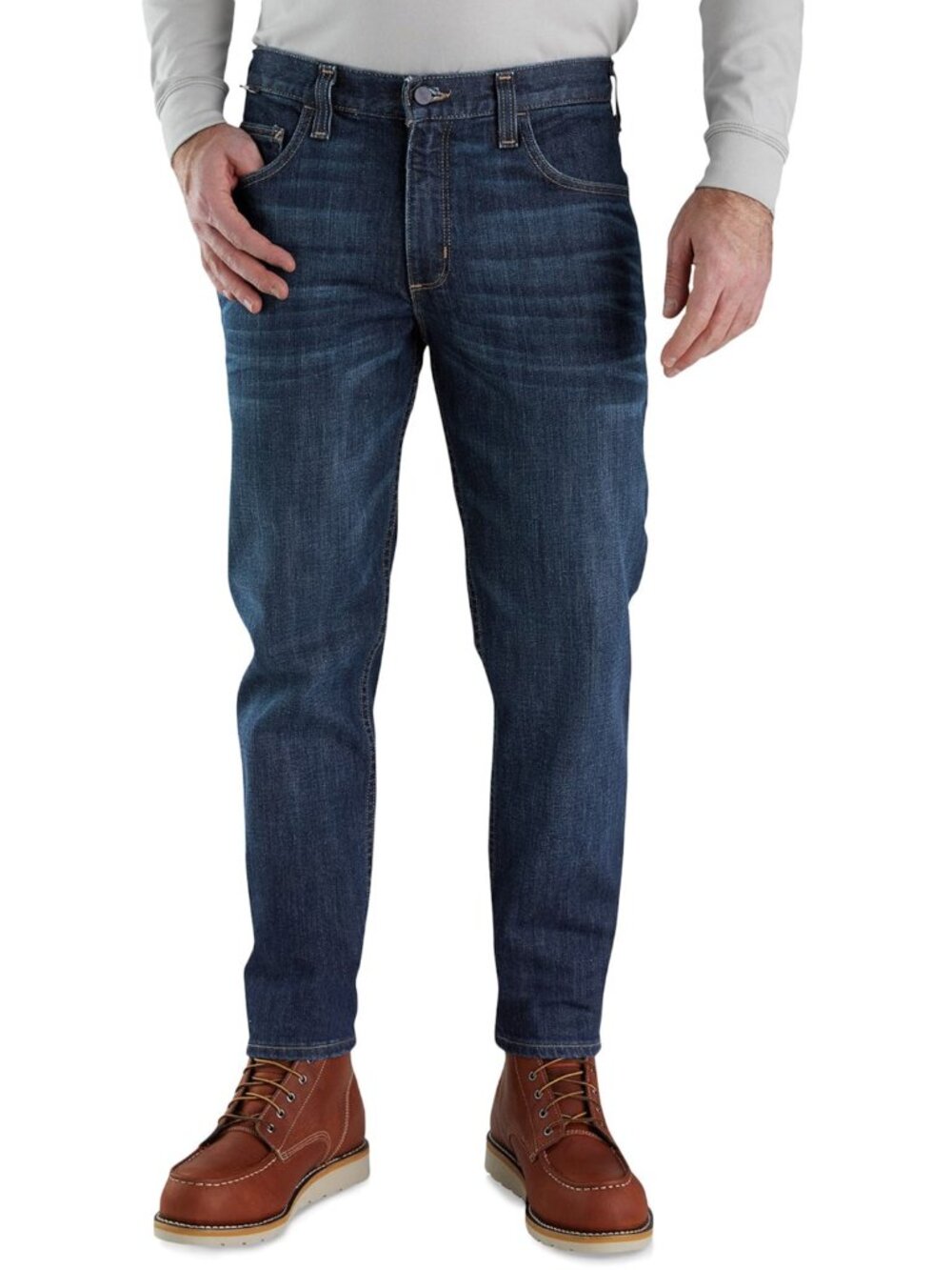 Carhartt Men's Big and Tall Relaxed Jeans - Dark Blue